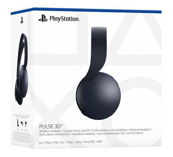 SONY WIRELESS PULSE 3D HEADPHONES PS4/PS5 MIDNIGHT BLACK SONY WIRELESS PULSE 3D HEADPHONES PS4/PS5 MIDNIGHT BLACK